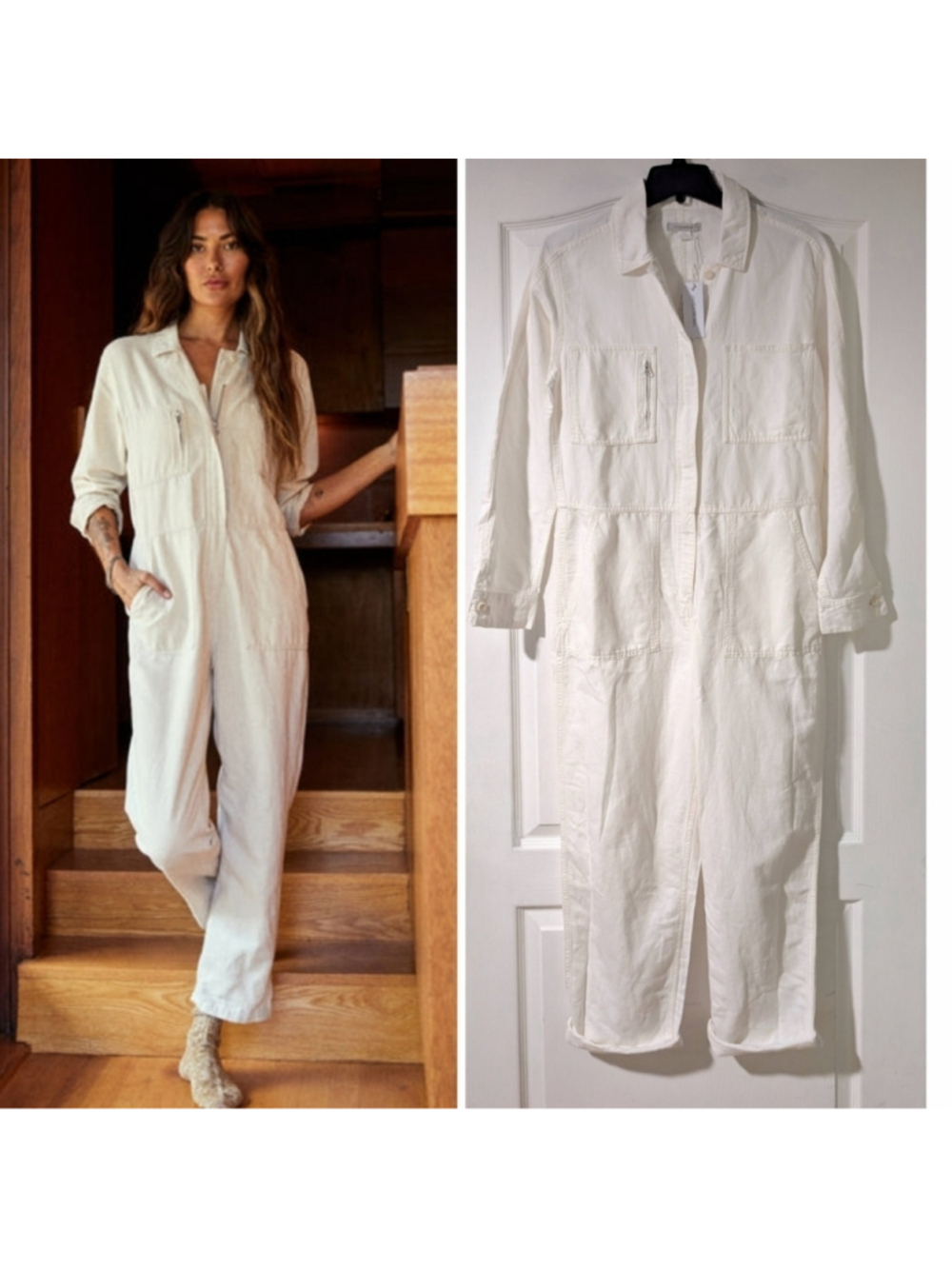 NWT Outerknown | Station Jumpsuit In Salt